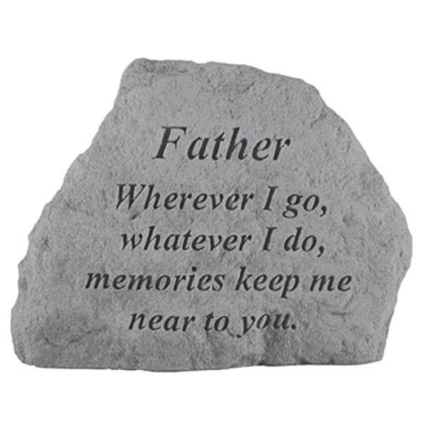 Kay Berry - Inc. Father Wherever I Go-Whatever I Do - Memorial - 6.5 Inches x 4.75 Inches KA313363 - main